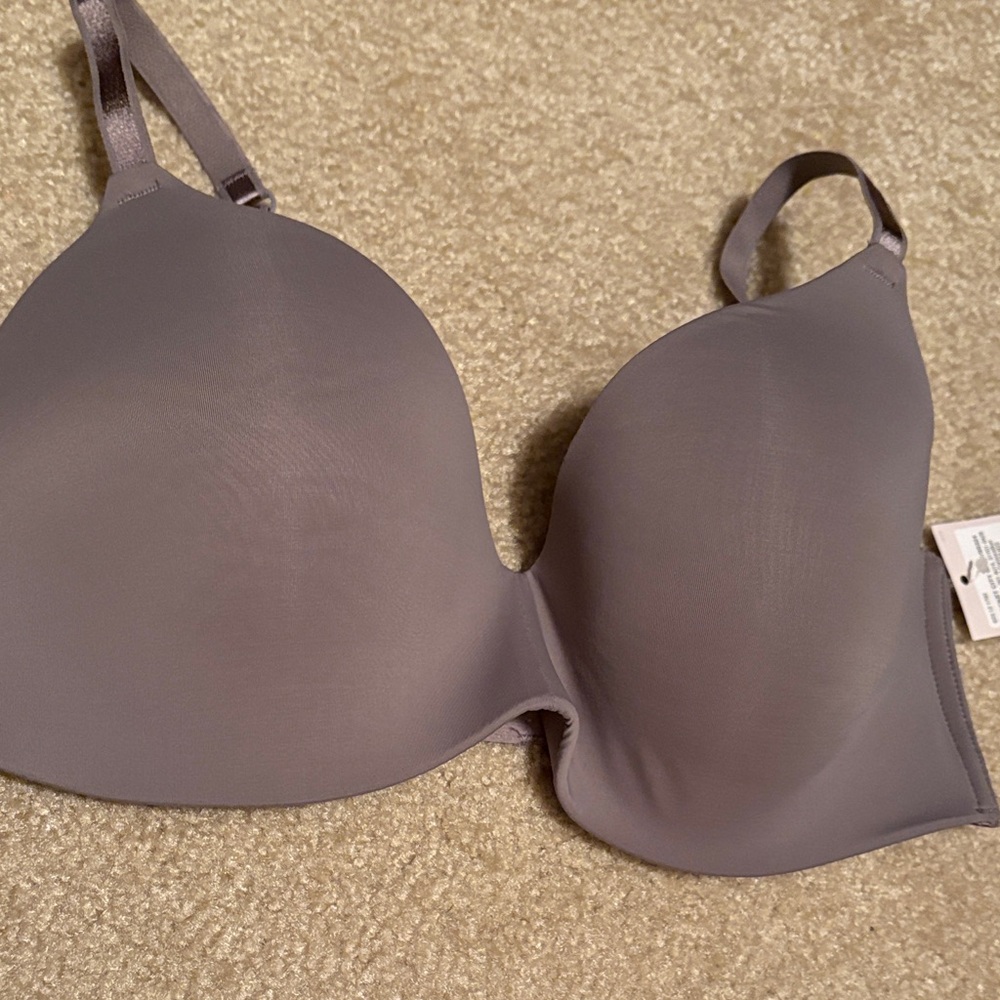 Women's Gray Wireless Bra